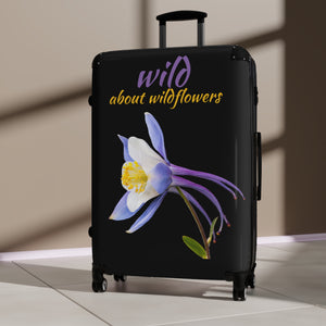 Suitcase - Colorado Columbine - Black