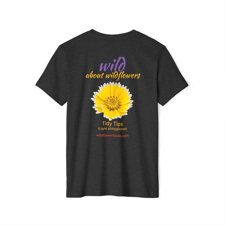 Tidy Tips Wildflower Stack - Unisex Recycled Organic T-Shirt