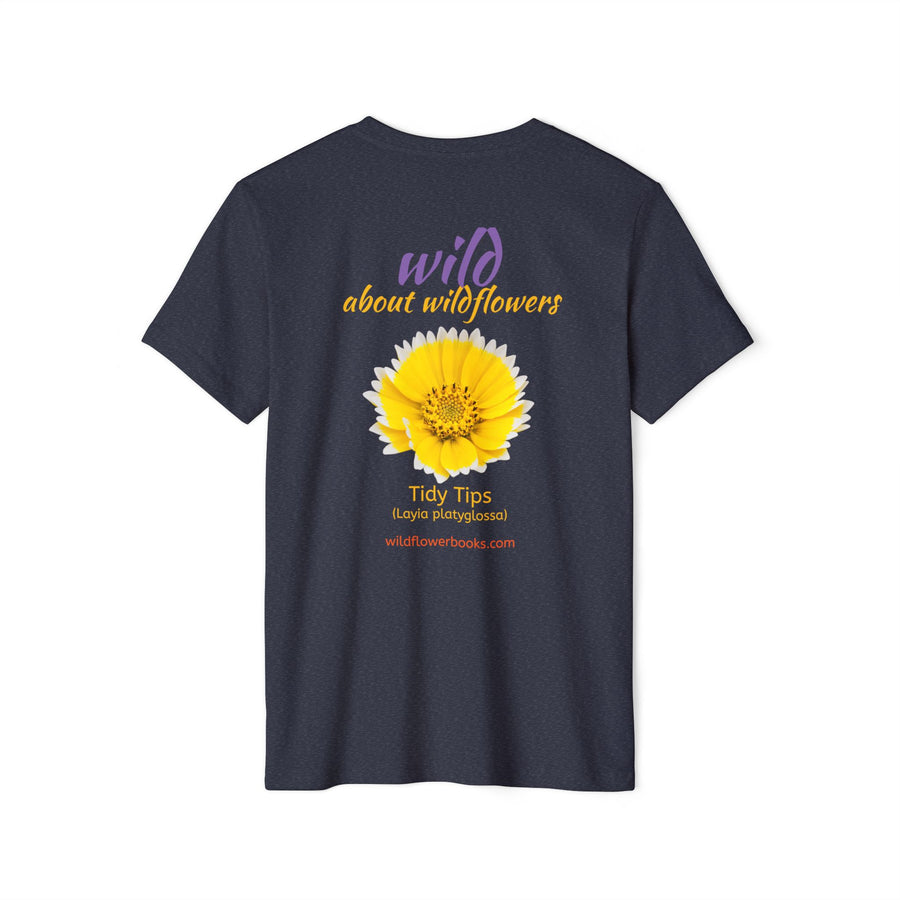 Tidy Tips Wildflower Stack - Unisex Recycled Organic T-Shirt