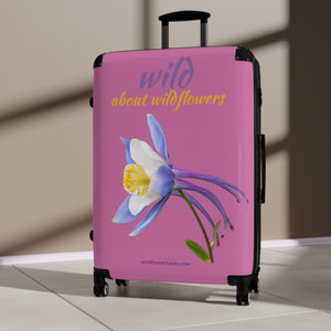 Suitcase - Colorado Columbine - Pink