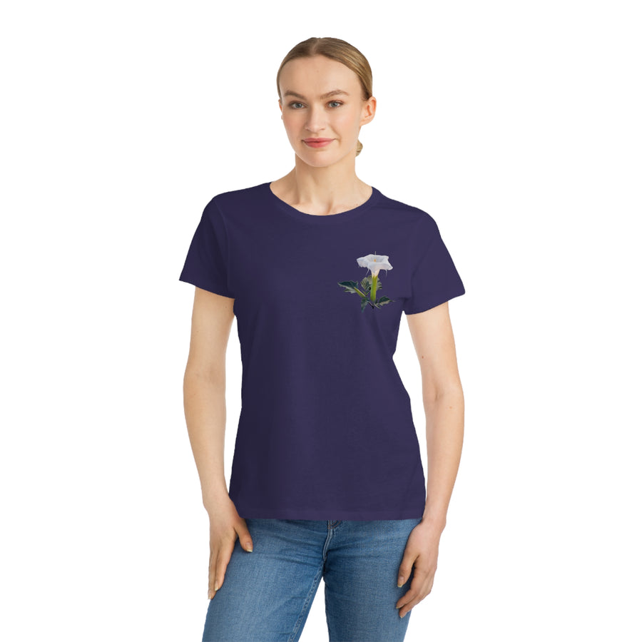 Wildflower Organic Cotton T-Shirt - Sacred Datura