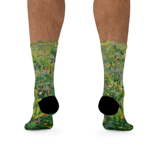 Mountain Wildflower Meadow Eco-friendly Socks