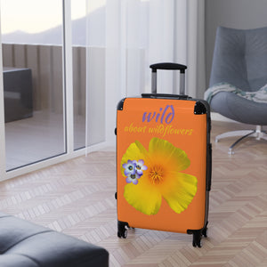 Suitcase - California Poppy & Gilia - Light Orange