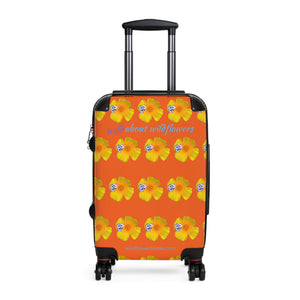 Suitcase - CA Poppies & Gilias Orange