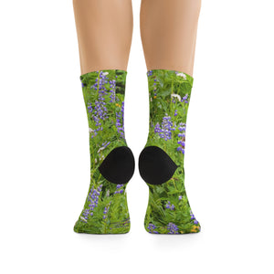 Hooray Marmot Eating Lupine Eco-friendly Socks