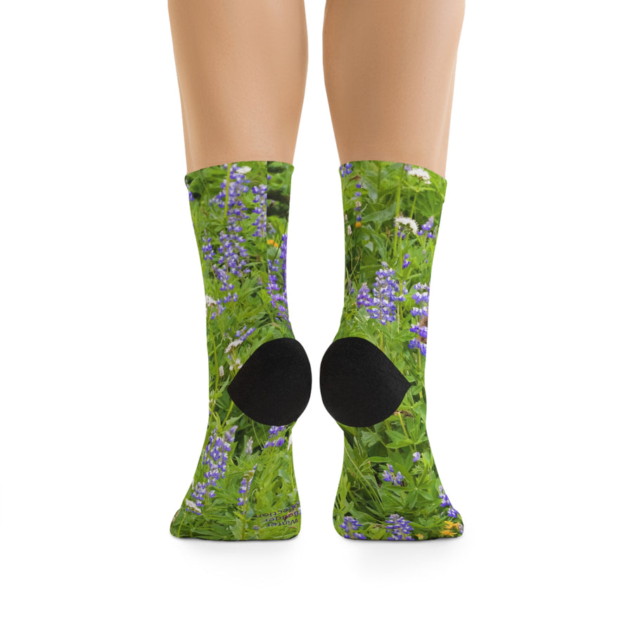 Hooray Marmot Eating Lupine Eco-friendly Socks