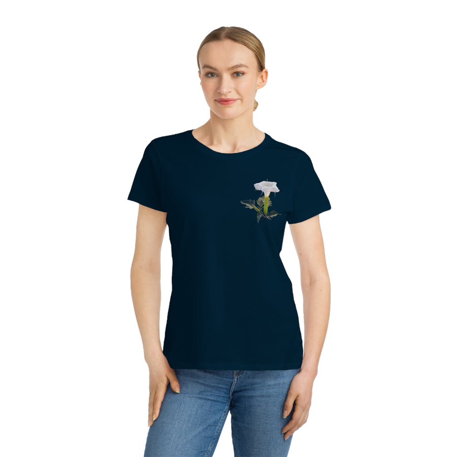 Wildflower Organic Cotton T-Shirt - Sacred Datura