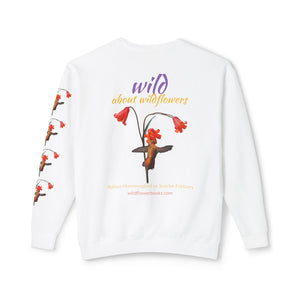 Sweatshirt Rufous Hummingbird at Scarlet Fritillary Unisex Crewneck