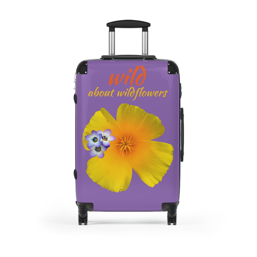 Suitcase - California Poppy & Gilia - Purple