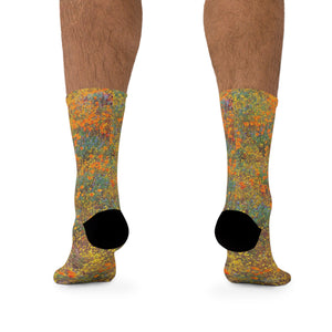 Antelope Valley Poppy Reserve Wildflowers Eco-friendly Socks