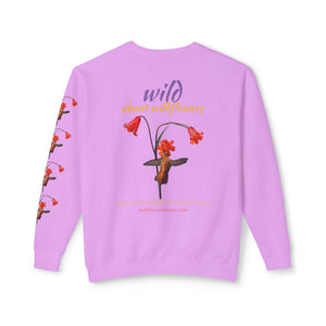 Sweatshirt Rufous Hummingbird at Scarlet Fritillary Unisex Crewneck