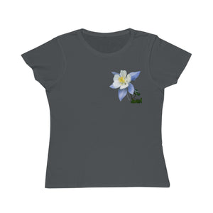 Organic Cotton Wildflower T-Shirt - Colorado Columbine