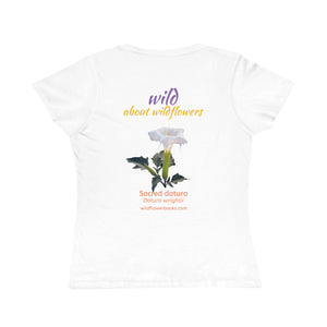 Organic Cotton Wildflower T-Shirt - Sacred Datura