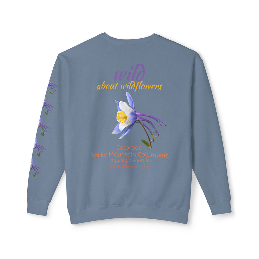 Sweatshirt Wild Colorado Rocky Mountain Columbine Crewneck