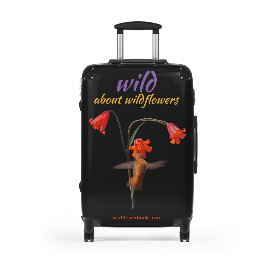 Suitcase - Rufous Hummingbird at Scarlet Fritillary - Black