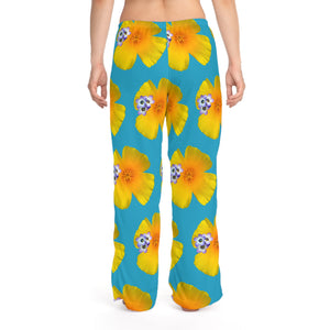 Women's Pajama Pants - California Poppy/Gilia