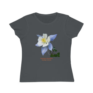 Organic Cotton Wildflower T-Shirt - Colorado Columbine