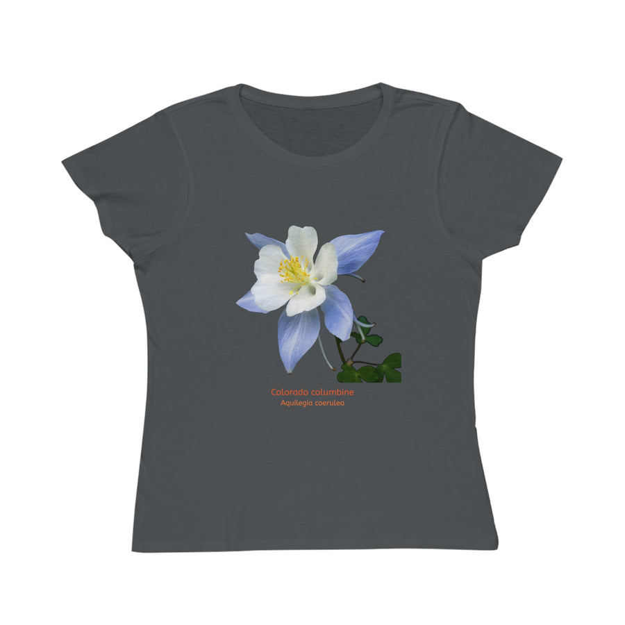 Organic Cotton Wildflower T-Shirt - Colorado Columbine