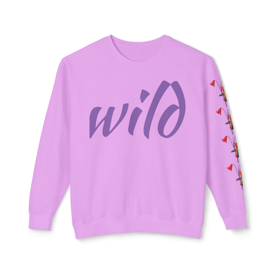 Sweatshirt Rufous Hummingbird at Scarlet Fritillary Unisex Crewneck