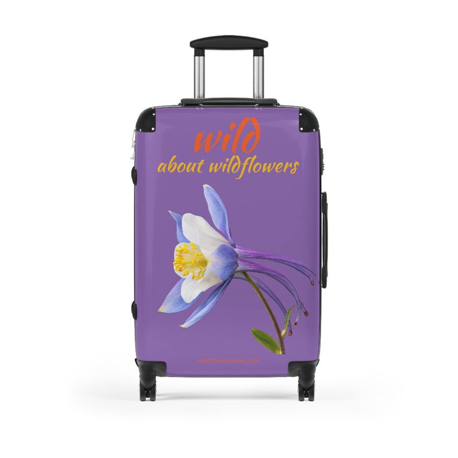 Suitcase - Colorado Columbine- Purple