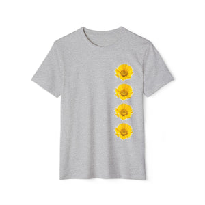 Tidy Tips Wildflower Stack - Unisex Recycled Organic T-Shirt