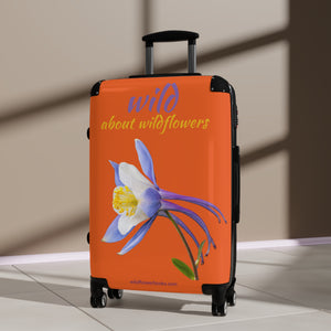 Suitcase - Colorado Columbine- Orange