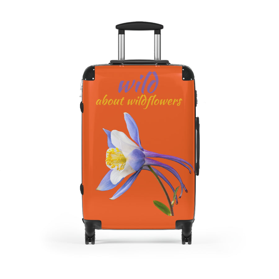 Suitcase - Colorado Columbine- Orange