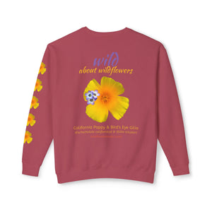 Sweatshirt - California Poppies Wildflower Crewneck