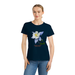 Organic Cotton Wildflower T-Shirt - Colorado Columbine