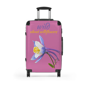 Suitcase - Colorado Columbine - Pink