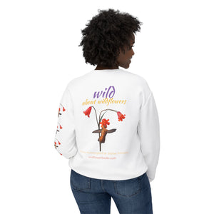 Sweatshirt Rufous Hummingbird at Scarlet Fritillary Unisex Crewneck