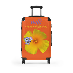 Suitcase - California Poppy & Gilia - Orange