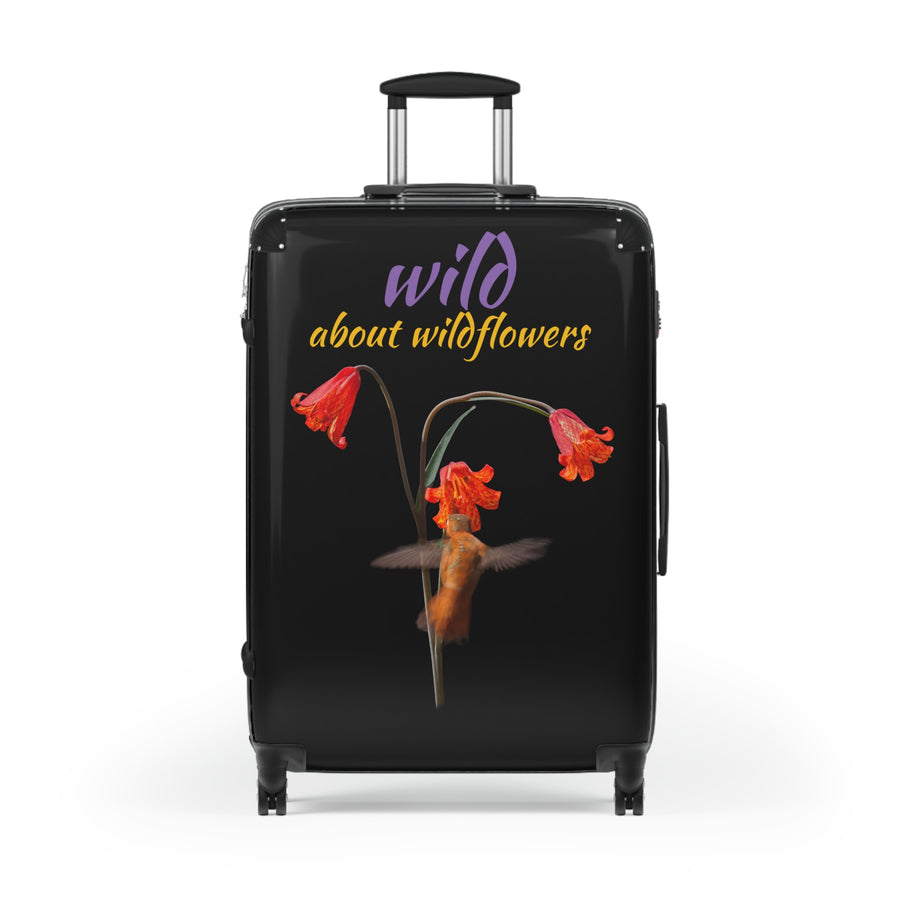 Suitcase - Rufous Hummingbird at Scarlet Fritillary - Black