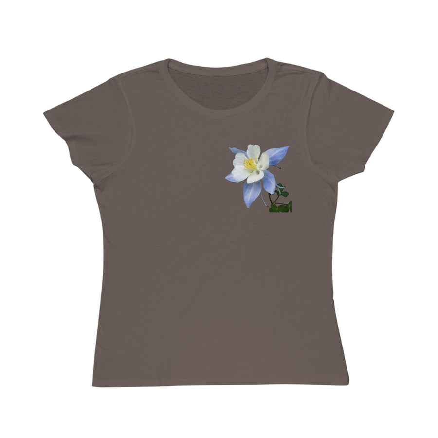 Organic Cotton Wildflower T-Shirt - Colorado Columbine