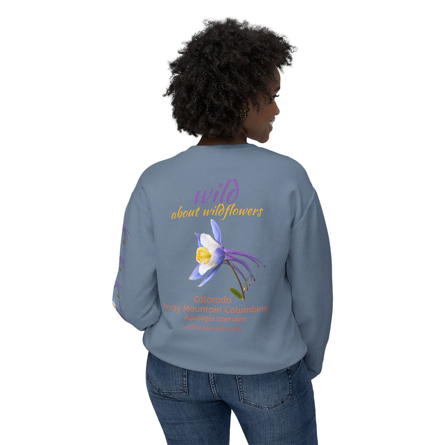 Sweatshirt Wild Colorado Rocky Mountain Columbine Crewneck