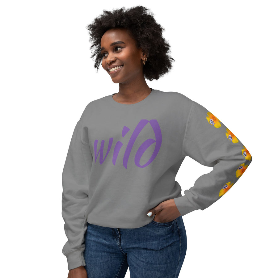 Sweatshirt - California Poppies Wildflower Crewneck