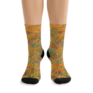 Antelope Valley Poppy Reserve Wildflowers Eco-friendly Socks