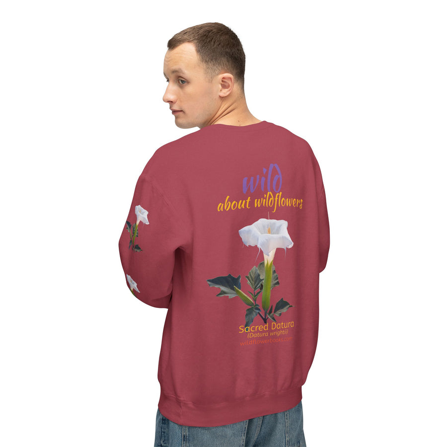 Sweatshirt - Sacred Datura Unisex Crewneck