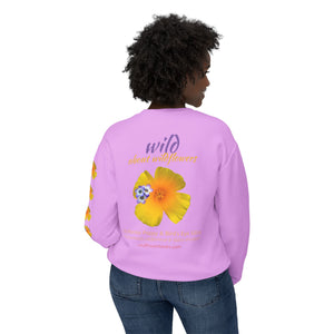 Sweatshirt - California Poppies Wildflower Crewneck