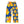 Load image into Gallery viewer, Wild Men&#39;s Pajama Pants - California Poppy &amp; Bird&#39;s Eye Gilia - Mismatch #1 Dark Blue
