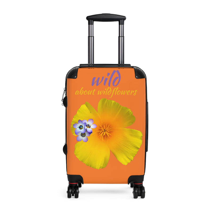 Suitcase - California Poppy & Gilia - Light Orange