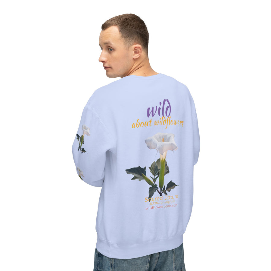 Sweatshirt - Sacred Datura Unisex Crewneck