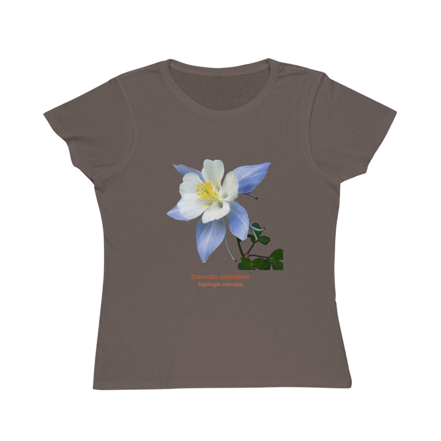 Organic Cotton Wildflower T-Shirt - Colorado Columbine