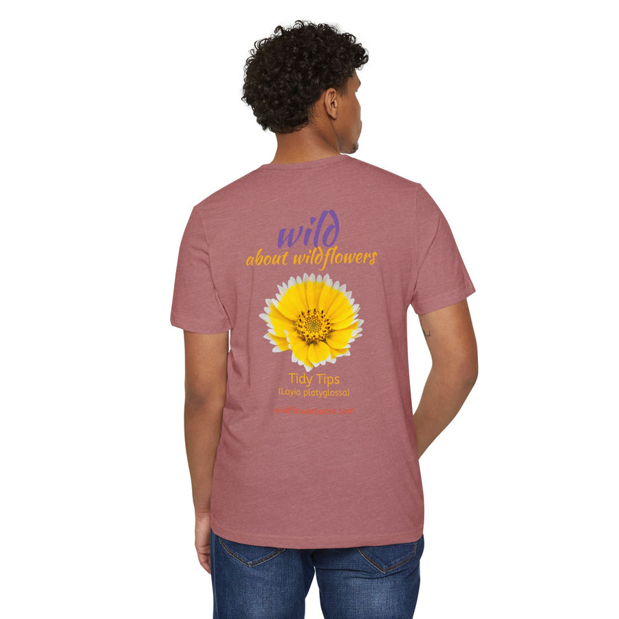 Tidy Tips Wildflower Stack - Unisex Recycled Organic T-Shirt